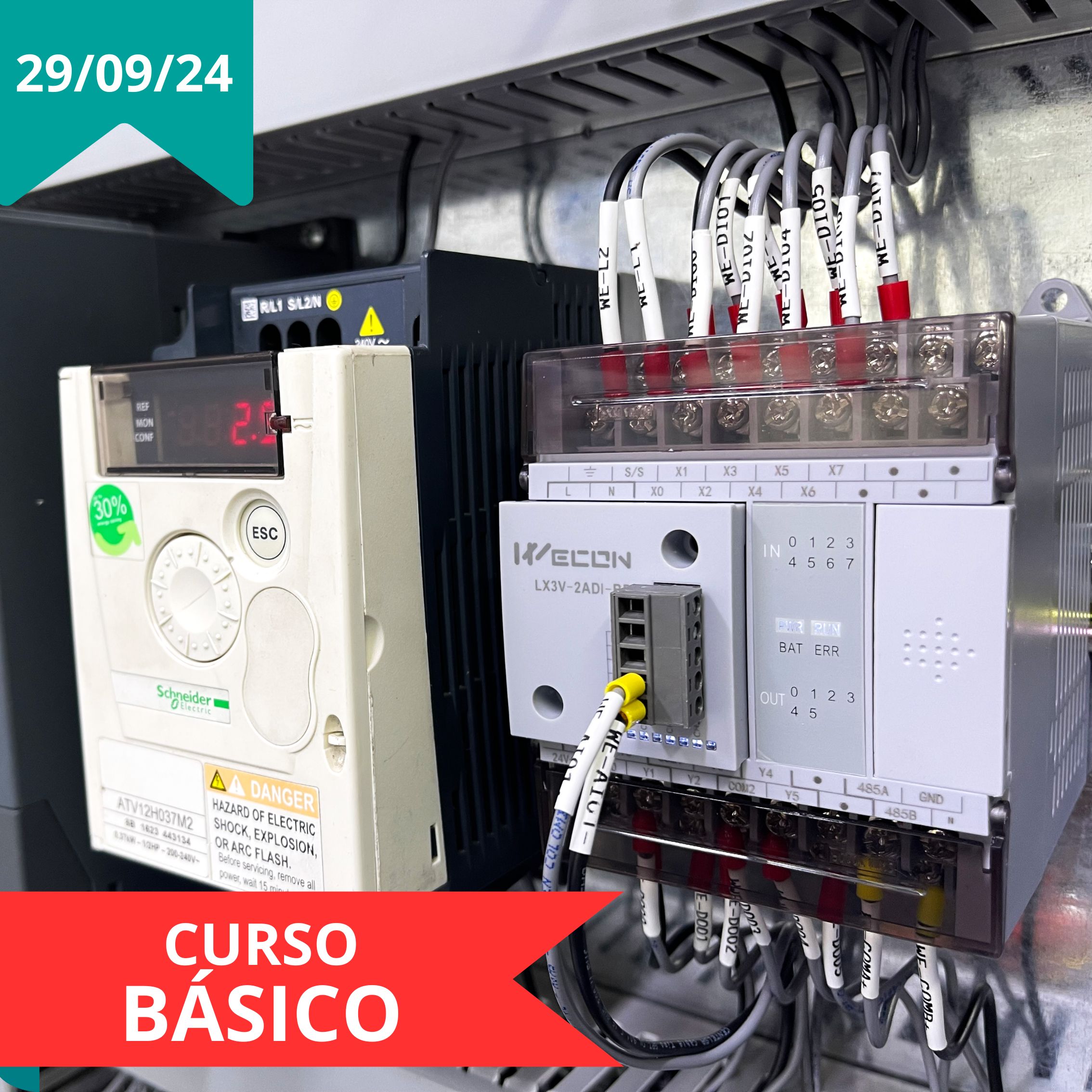 Curso Básico de programación con PLC y HMI Wecon