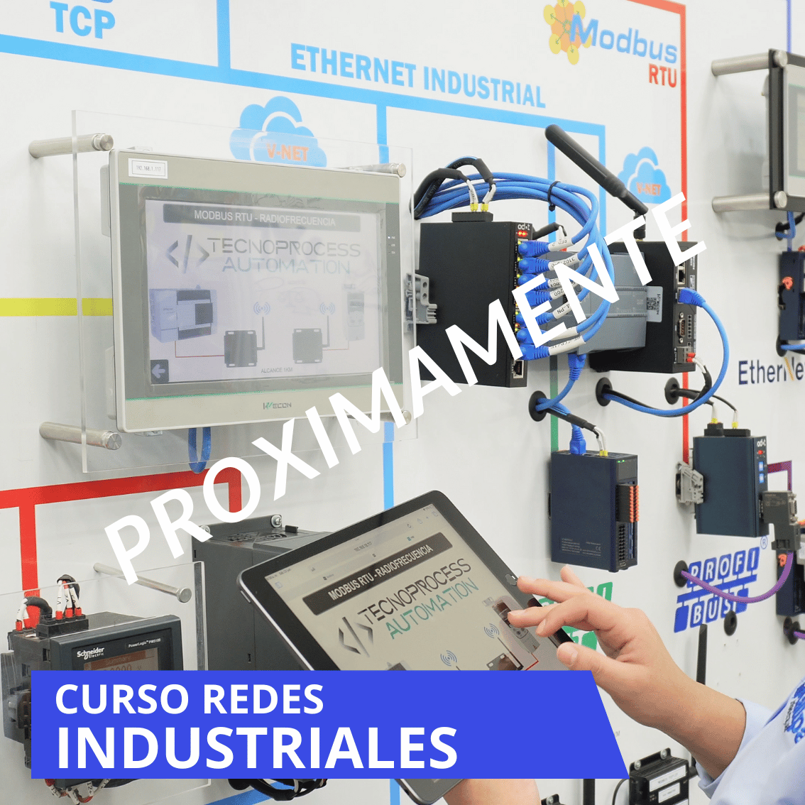 Curso de redes industriales con PLC y HMI Wecon & Multimarca