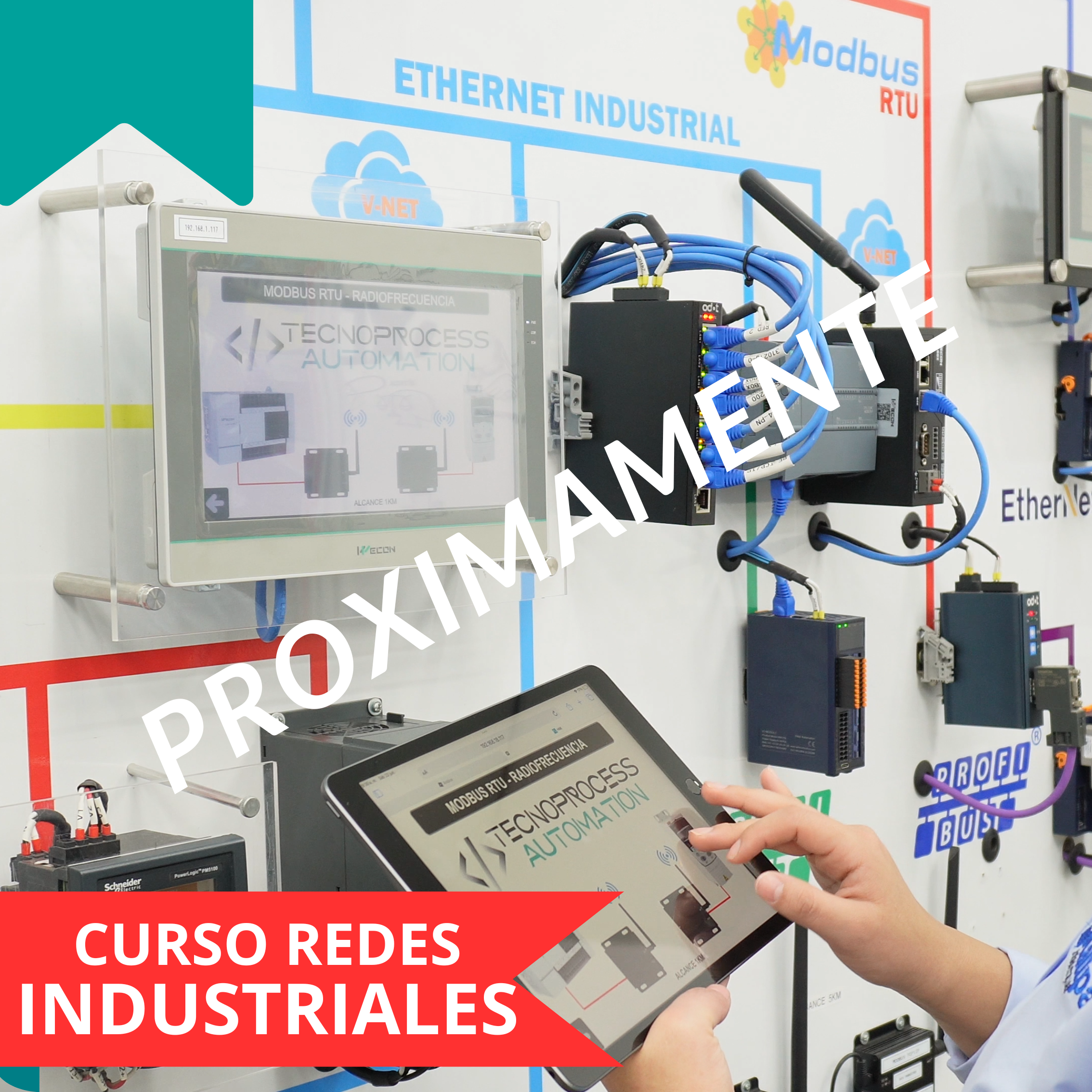 Curso de redes industriales con PLC y HMI Wecon & Multimarca