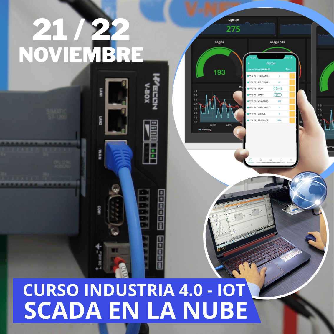Curso Industria 4.0 IIOT – Scada en la nube
